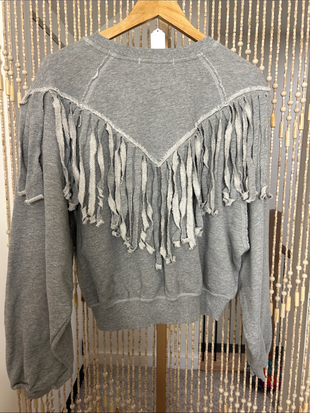 NWT Free People Vintage Souls Fringe Pullover Size XS - Picture 5 of 6